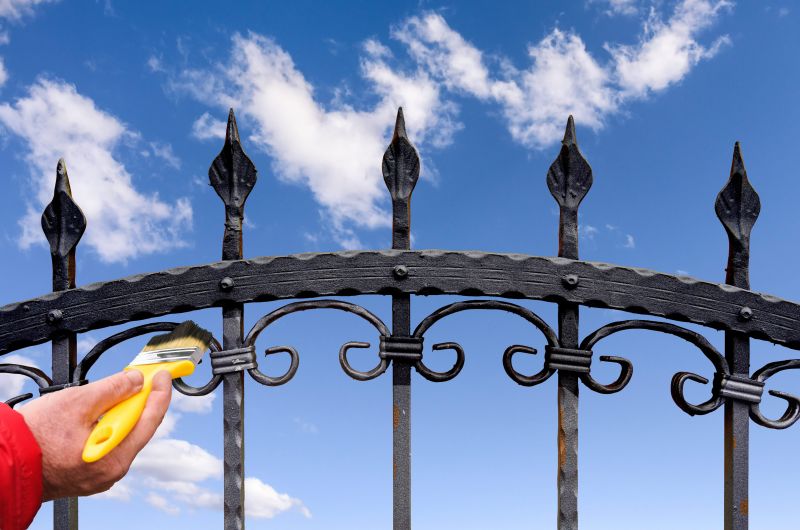 Aluminum Fence Painting in Waco, TX