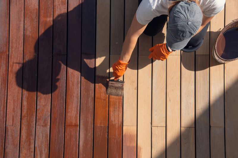 Deck Steps Staining in Waco, TX