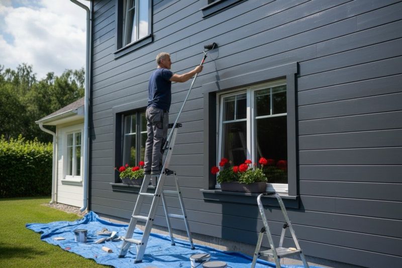 Fascia Painting in Boulder, CO