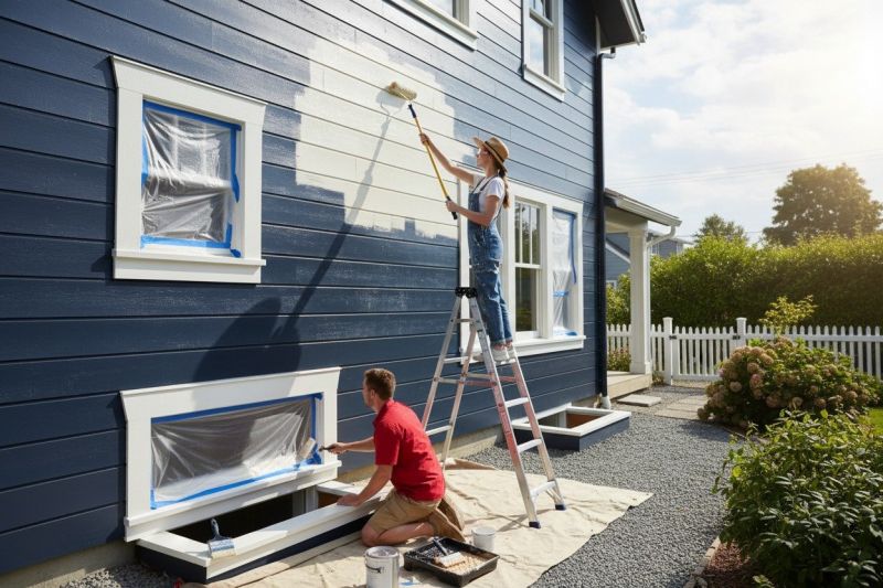 Outdoor Home Painting in Alpharetta, GA